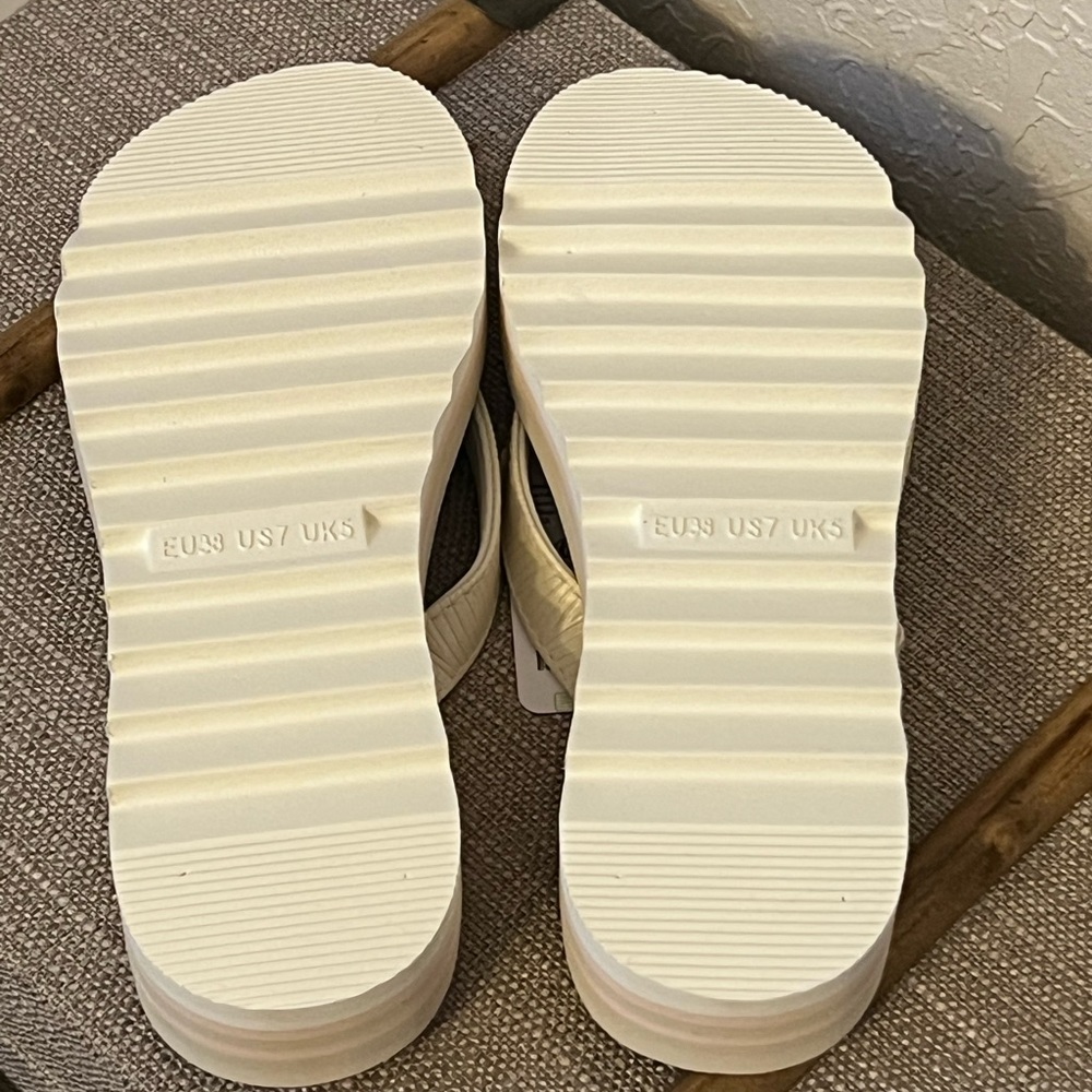 NWT- KuaiLu Women’s Flip Flops Ladies Yoga Mat Platform Thong Sandals- Size 7 - Picture 2 of 7